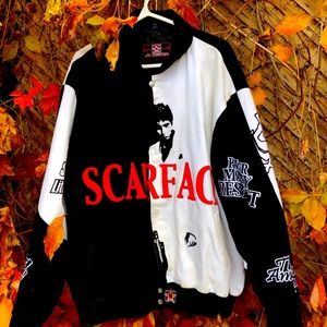 Vintage Embroidered Scarface Jacket